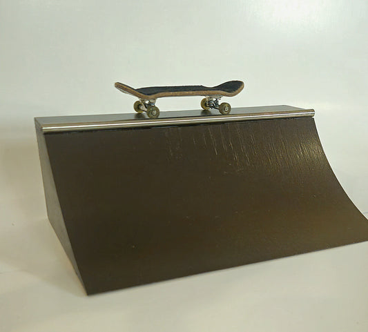 Handcrafted Wooden Quarter-Pipe