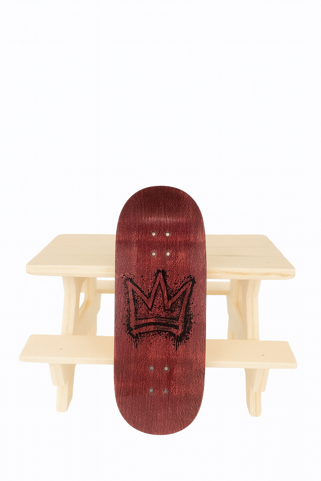 35mm Exotic Brazilian Purpleheart Veneer Crown/Bleeding Heart