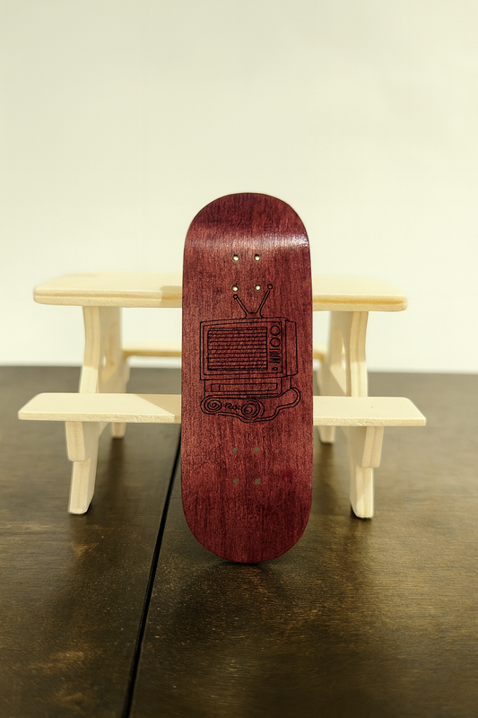 32mm Exotic Brazilian Purpleheart Veneer Retro Gamer