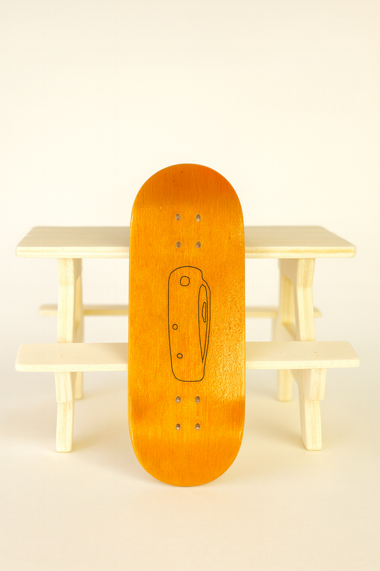 34mm Pocket KNF- Red-Orange