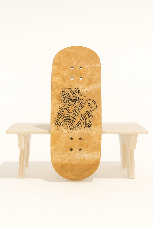 33mm Turtle King - Quilted Maple