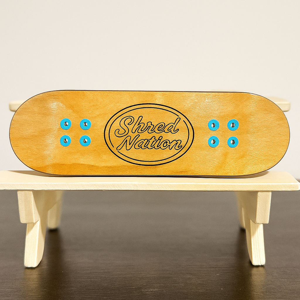 33mm Turtle King - Quilted Maple