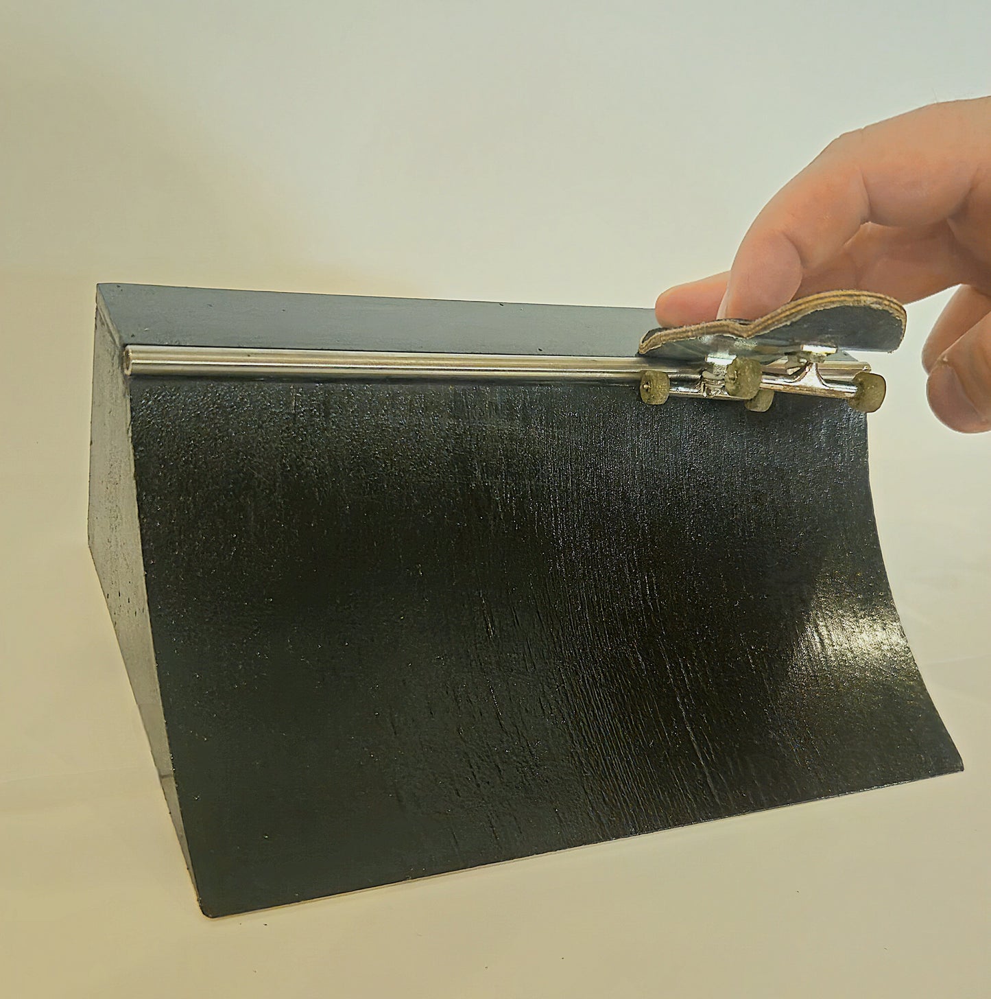 Handcrafted Wooden Quarter-Pipe