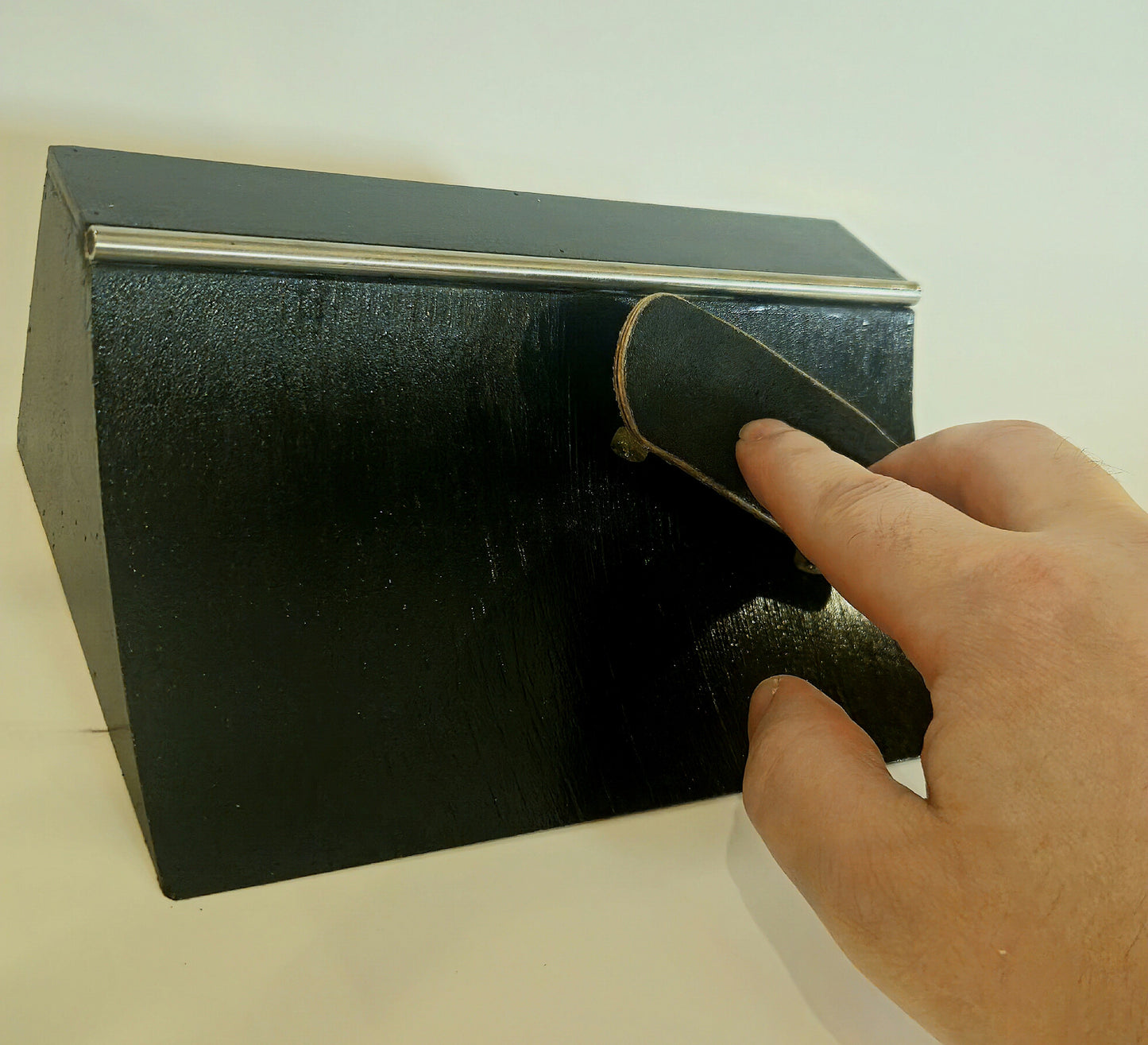 Handcrafted Wooden Quarter-Pipe