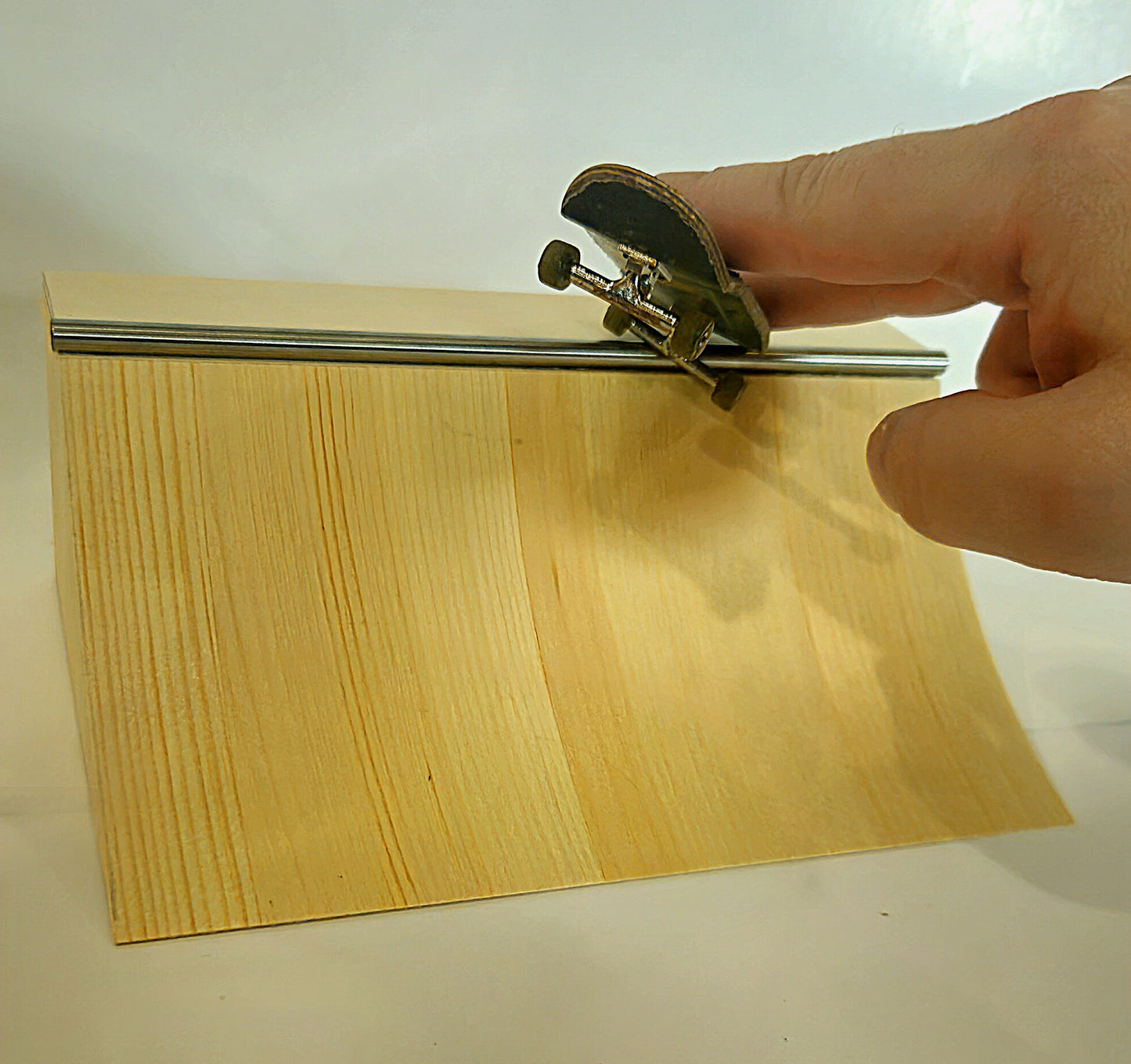 Handcrafted Wooden Quarter-Pipe