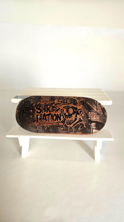 37mm Skull Shredder - Red Oak