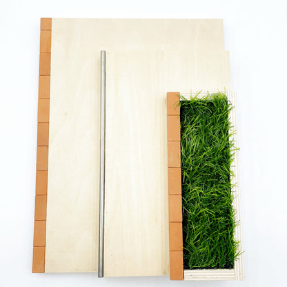 Multi-Level Wood & Brick Fingerboard Obstacle