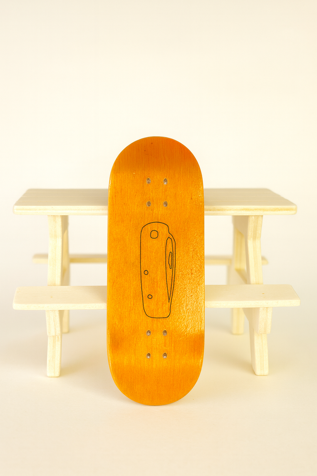 34mm Pocket KNF- Red-Orange